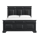 Bridgestone King Panel Bed in Black - Tampa Furniture Outlet