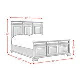 Bridgestone King Panel Bed in Black - Tampa Furniture Outlet