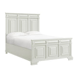 Bridgestone Queen Panel Bed in Antique White - Tampa Furniture Outlet