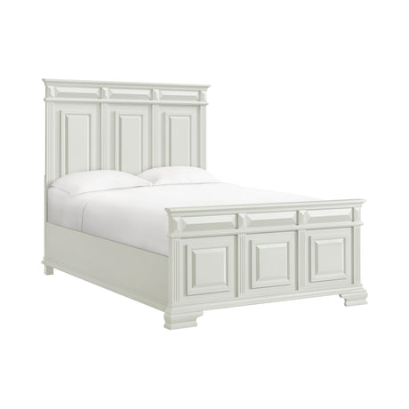 Bridgestone Queen Panel 4PC Bedroom Set in Antique White