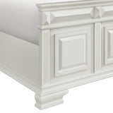 Bridgestone Queen Panel 4PC Bedroom Set in Antique White