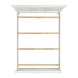 Bridgestone Queen Panel 4PC Bedroom Set in Antique White