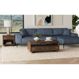 Brisbane End Table in Brown - Tampa Furniture Outlet