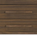 Brisbane Dresser and Mirror Set with LED in Brown