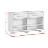 Brisbane Console Table in Brown - Tampa Furniture Outlet