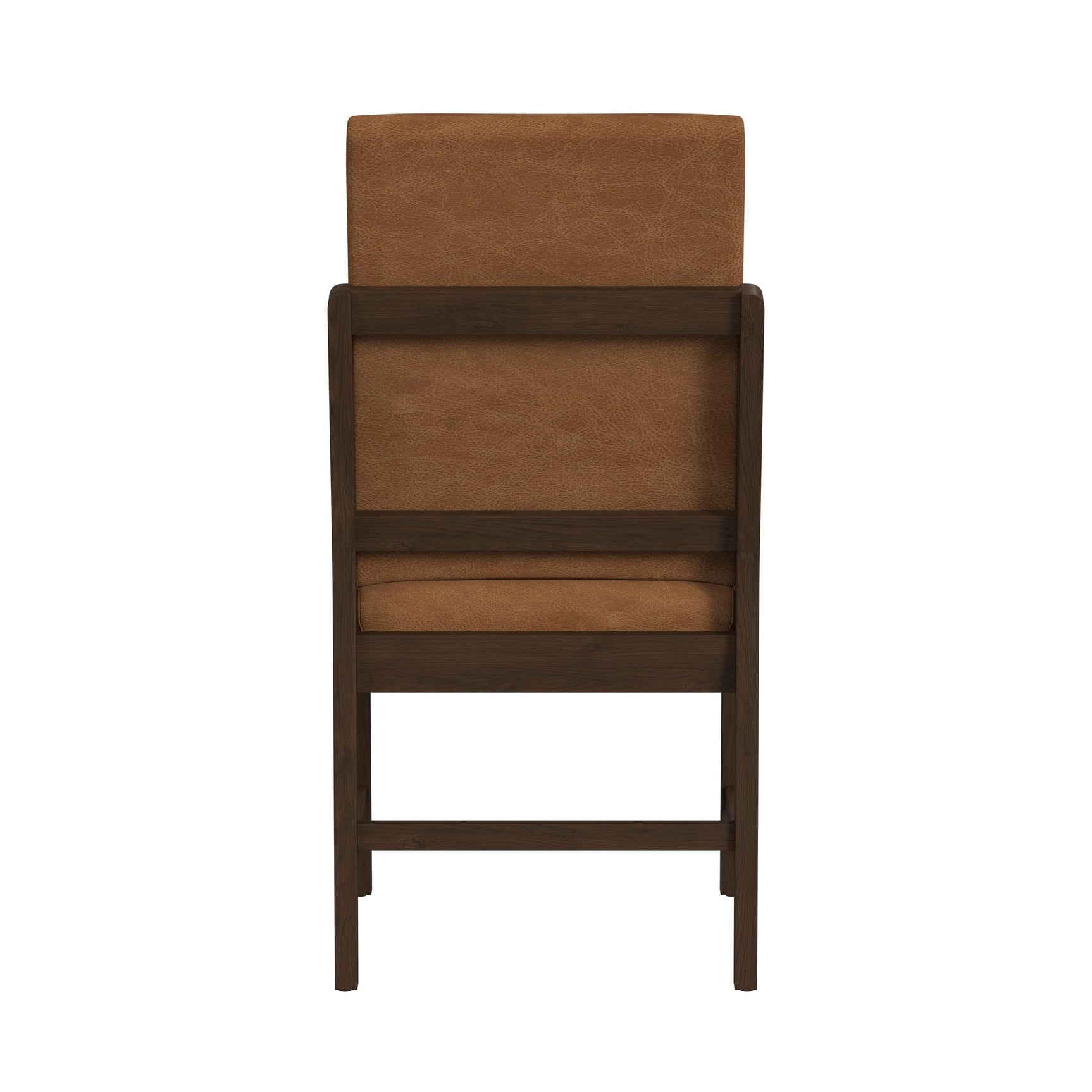Brisbane Dining Side Chair with Bozeman Brown PU in Brown (2 Per Carton) - Tampa Furniture Outlet