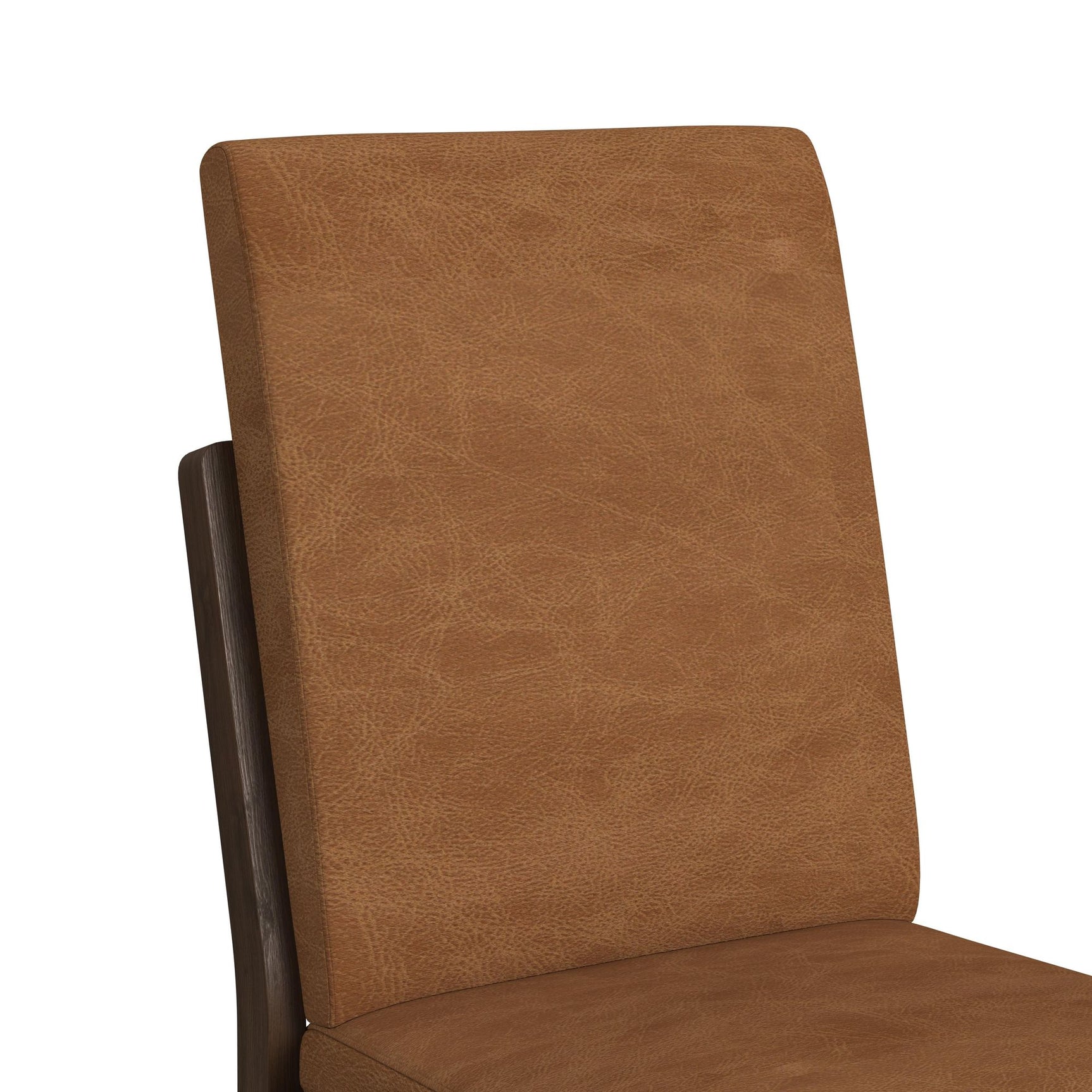 Brisbane Dining Side Chair with Bozeman Brown PU in Brown (2 Per Carton) - Tampa Furniture Outlet
