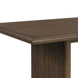 Brisbane Dining Table in Brown - Tampa Furniture Outlet
