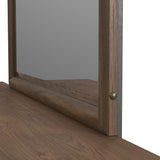 Brisbane Dresser and Mirror Set with LED in Brown - Tampa Furniture Outlet