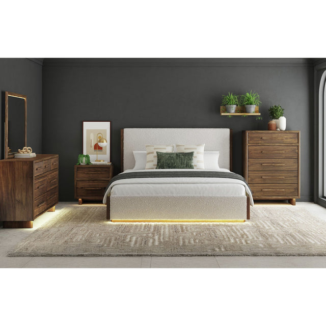 Brisbane Chest with LED in Brown – SKU B-16760-5-CH | Elements