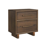 Brisbane Nightstand with USBC and LED in Brown - Tampa Furniture Outlet