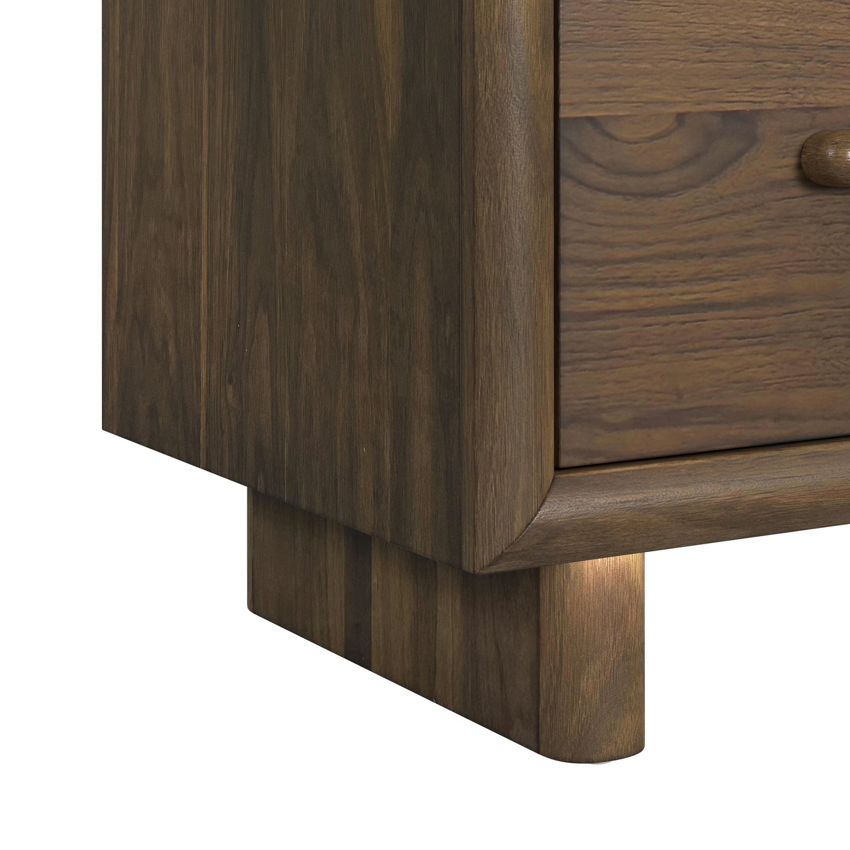 Brisbane Dresser with LED in Brown - Tampa Furniture Outlet