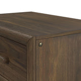 Brisbane Nightstand with USBC and LED in Brown - Tampa Furniture Outlet