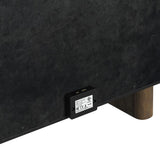 Brisbane Nightstand with USBC and LED in Brown - Tampa Furniture Outlet