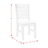 Brock 60" 7 Pc Dining Set - Tampa Furniture Outlet