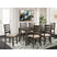 Brock 60" 7 Pc Dining Set – SKU DBR1007DS | Elements