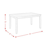 Brock 60" 7 Pc Dining Set - Tampa Furniture Outlet