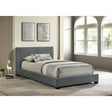 Brookhaven Twin UPH Bed in Grey Velvet – SKU UB-14870-3-TB | Elements