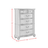 Brunswick 5-Drawer Chest in Mahogany - Tampa Furniture Outlet