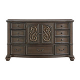 Brunswick 7-Drawer Dresser in Mahogany - Tampa Furniture Outlet