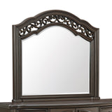 Brunswick Dresser and Mirror Set in Mahogany - Tampa Furniture Outlet