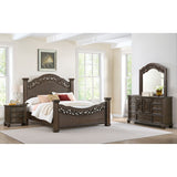 Brunswick King Panel Bed in Mahogany - Tampa Furniture Outlet