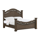 Brunswick King Panel Bed in Mahogany - Tampa Furniture Outlet