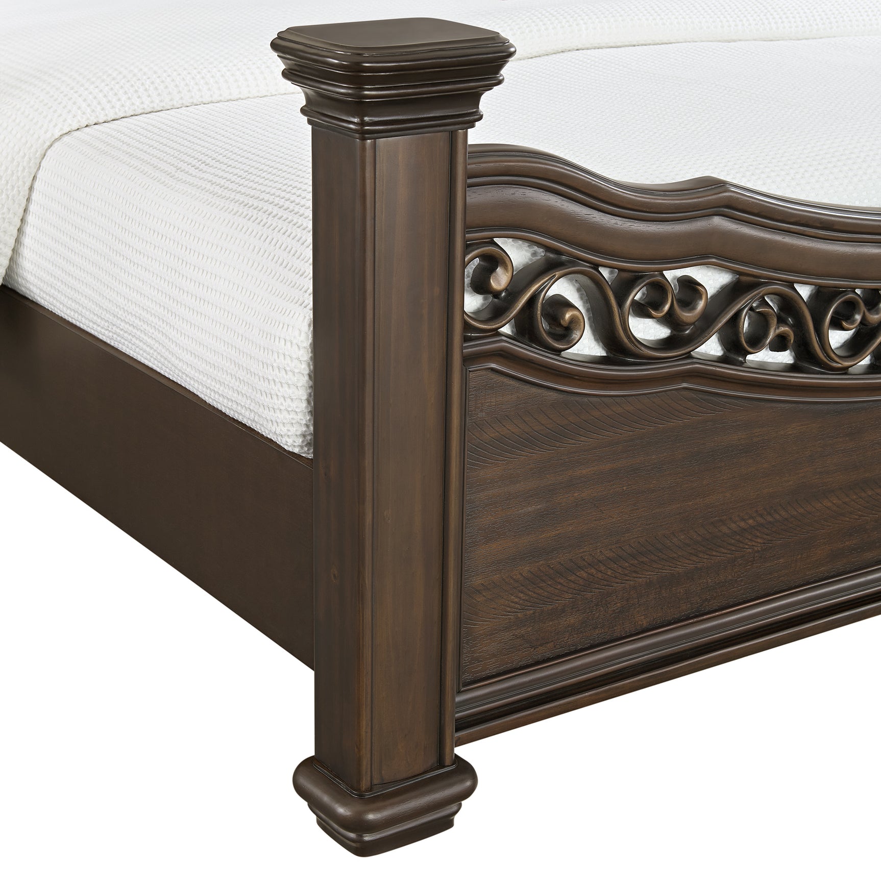 Brunswick Queen Panel Bed in Mahogany