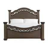 Brunswick King Panel Bed in Mahogany - Tampa Furniture Outlet