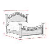 Brunswick King Panel Bed in Mahogany - Tampa Furniture Outlet