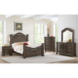 Brunswick Queen Panel Bed in Mahogany – SKU B-13070-5-QB | Elements