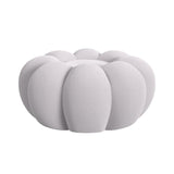 Bubble Swivel Chair and Ottoman in Grey - Tampa Furniture Outlet