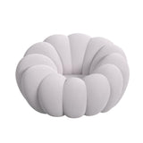 Bubble Swivel Chair and Ottoman in Grey - Tampa Furniture Outlet
