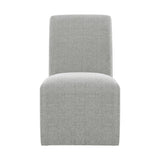 Nero Dining Side Chair (2 per carton) W/Grey Fabric - Tampa Furniture Outlet