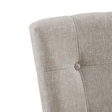 Lexi Tufted Fabric Side Chair in Beige (2 Per Pack) - Tampa Furniture Outlet