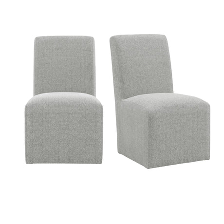 Nero Dining Side Chair (2 per carton) W/Grey Fabric - Tampa Furniture Outlet