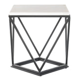 Riko End Table W/ Metal Leg - Tampa Furniture Outlet