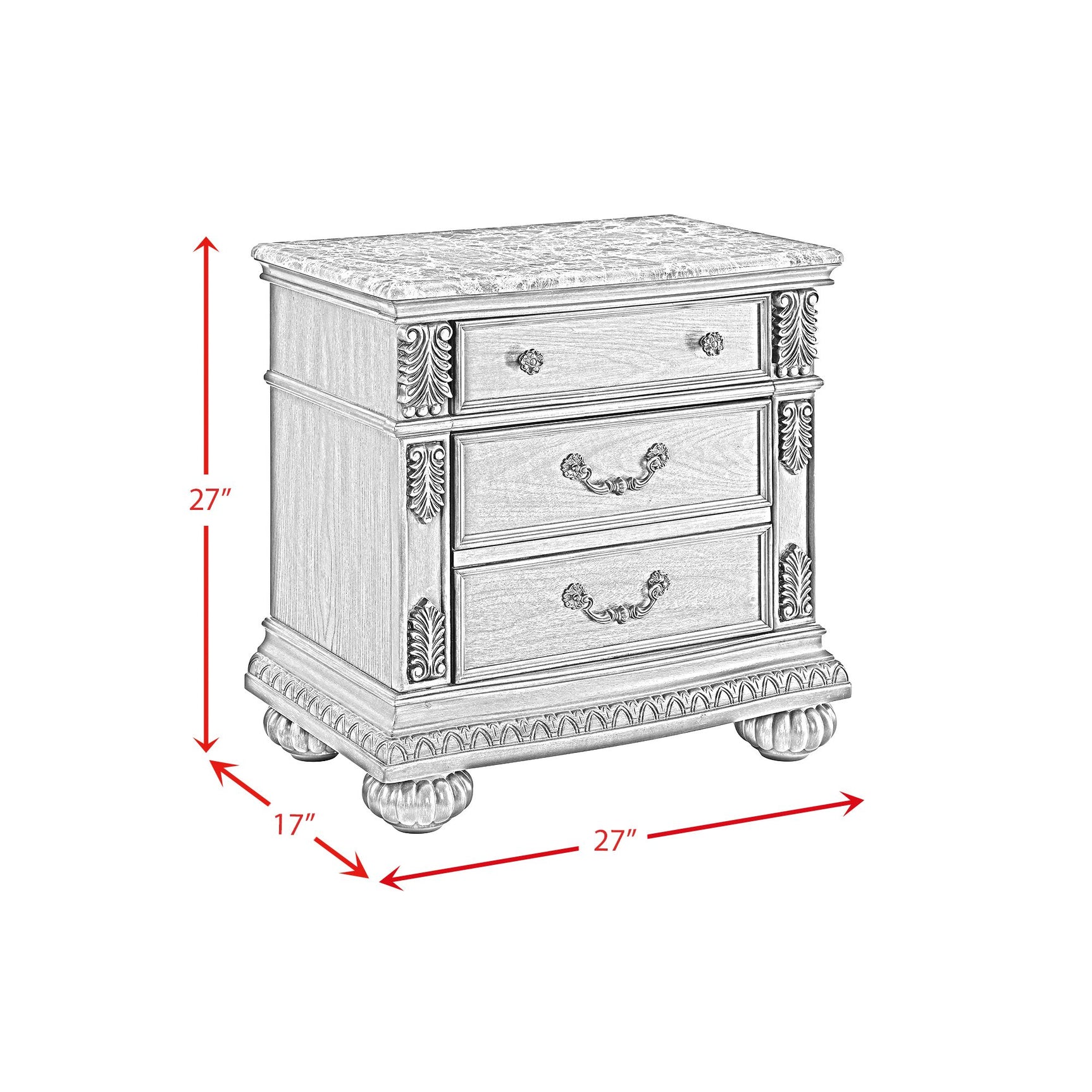 Cadenza Nightstand with USB-C in Brown - Tampa Furniture Outlet