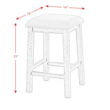 Caesar Occasional Bar Table Single Pack (Table + Three Stools)