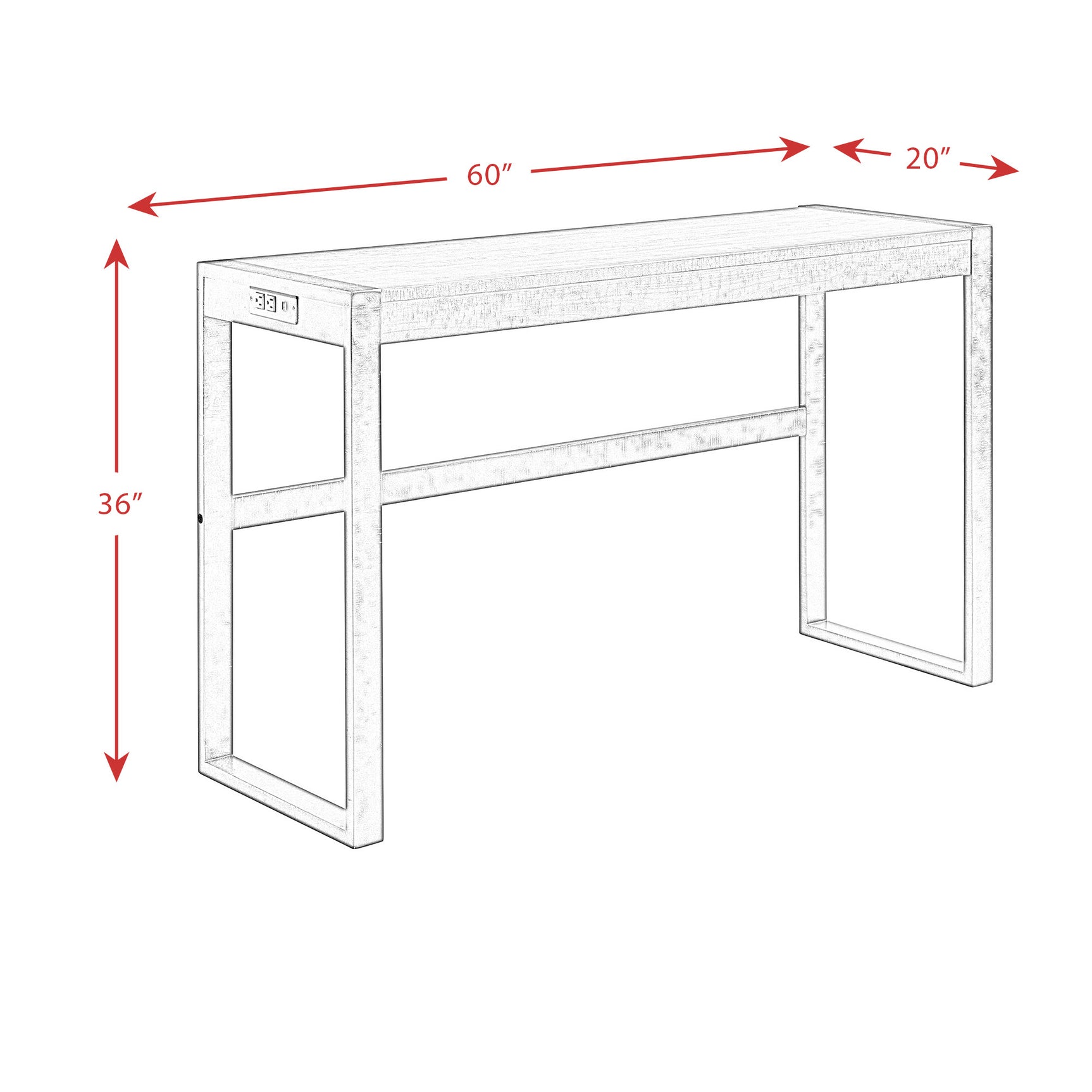 Caesar Occasional Bar Table Single Pack (Table + Three Stools) - Tampa Furniture Outlet