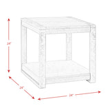 Caesar Occasional End Table - Tampa Furniture Outlet