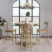 (D680-36) Callista- Counter Height Table- Beach/Natural – SKU LCL100CT | Elements