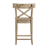 (D680-22) Callista- 24'' Counter Stool- Beach/Natural - Tampa Furniture Outlet