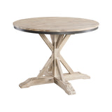 (D680-30) Callista- Round Dining Table- Beach/Natural - Tampa Furniture Outlet