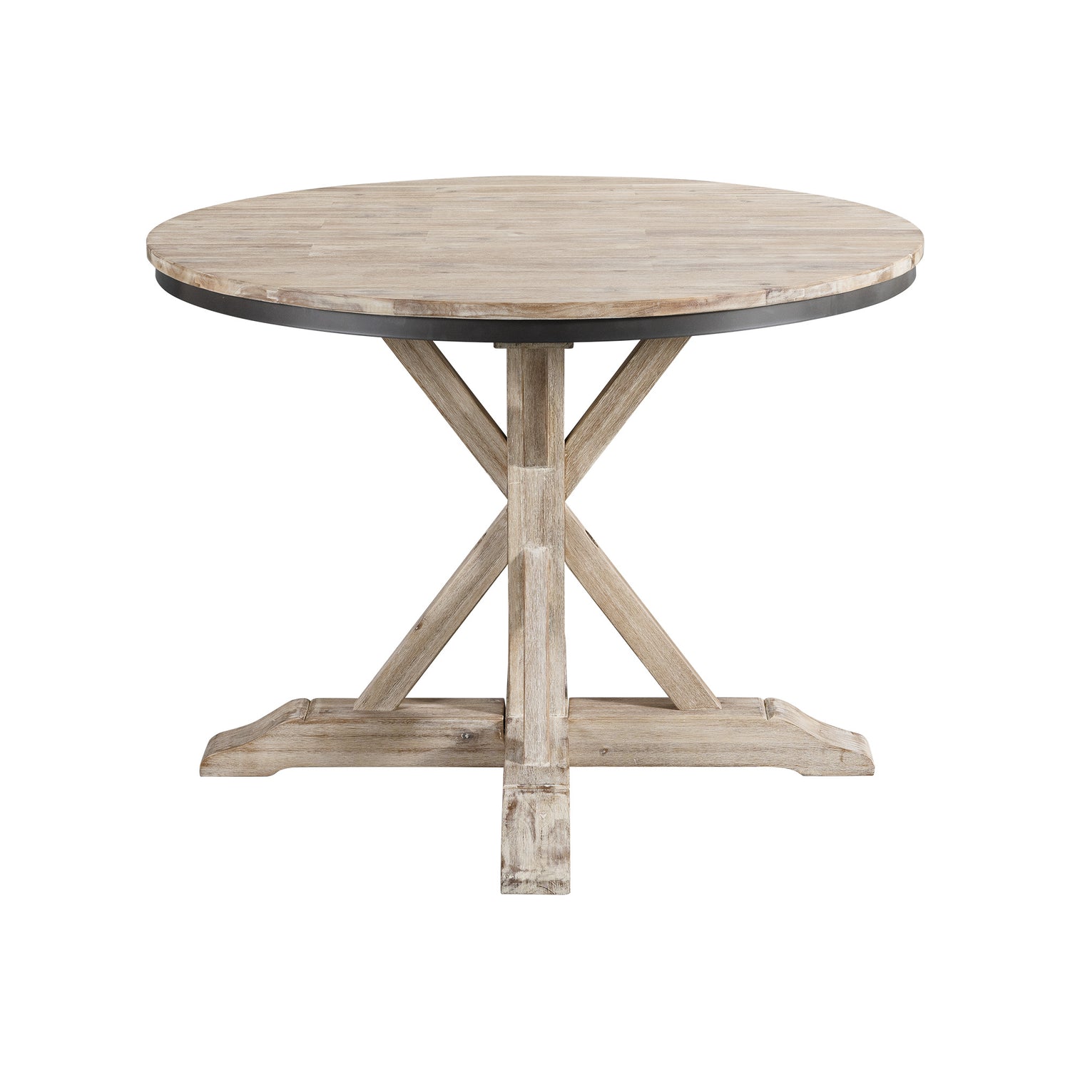 (D680-30) Callista- Round Dining Table- Beach/Natural - Tampa Furniture Outlet
