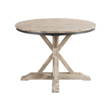 (D680-30) Callista- Round Dining Table- Beach/Natural - Tampa Furniture Outlet