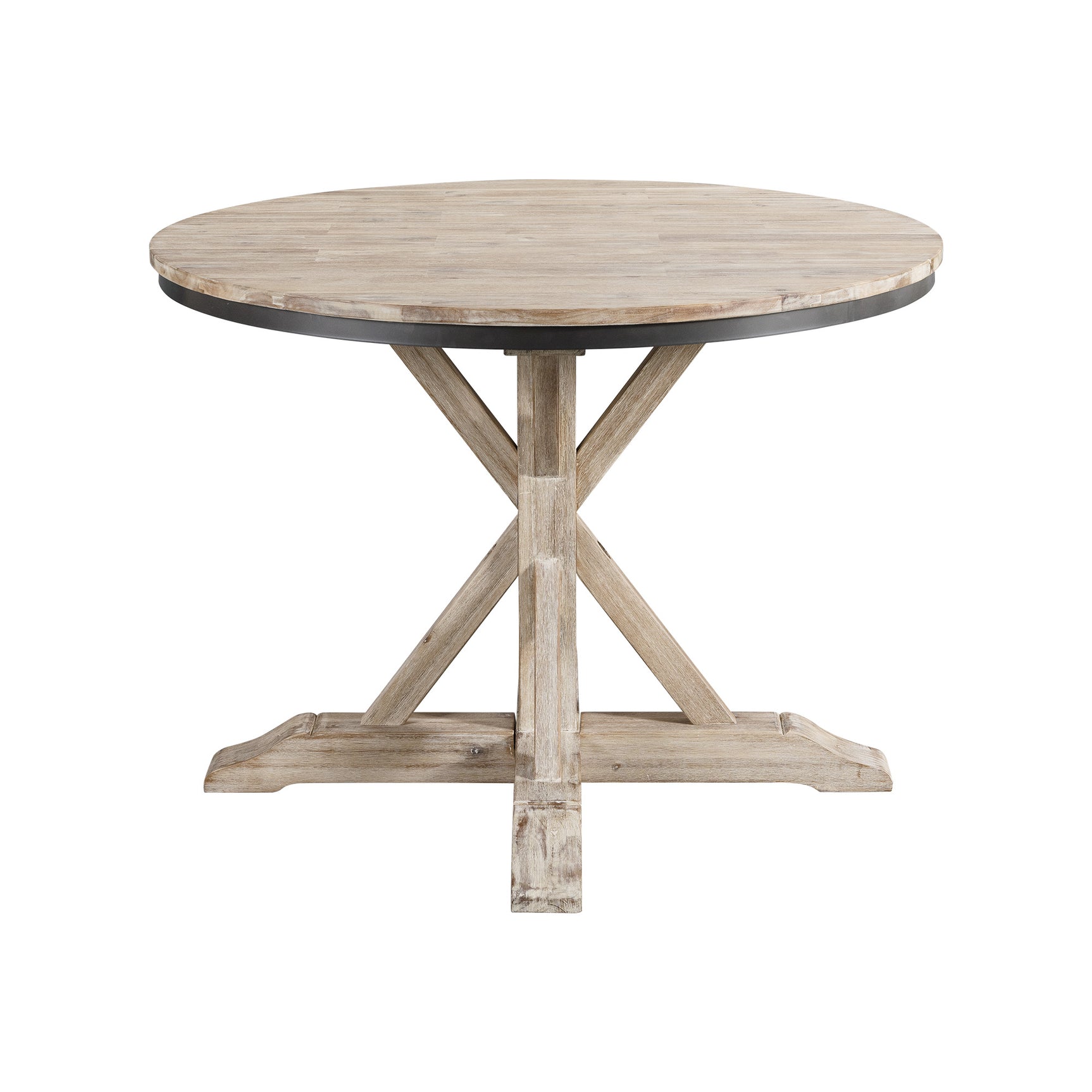 (D680-30) Callista- Round Dining Table- Beach/Natural - Tampa Furniture Outlet