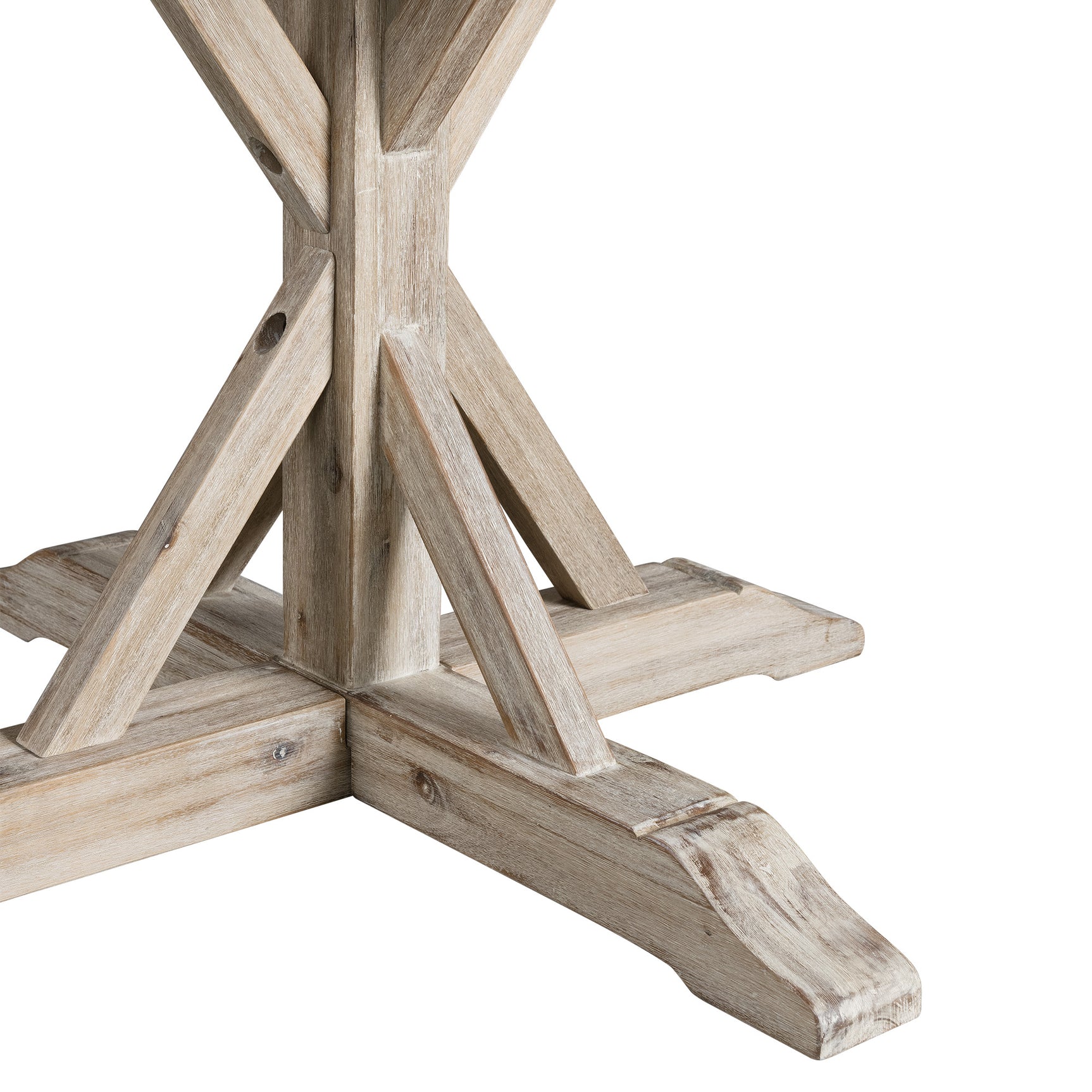 (D680-30) Callista- Round Dining Table- Beach/Natural - Tampa Furniture Outlet