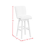 Cambrie UPH Swivel Bar Stool with Beige Boucle in Natural (2 Per Carton) - Tampa Furniture Outlet