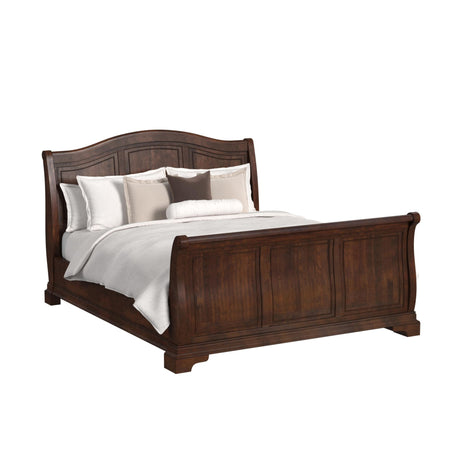 Cameron Cherry King Sleigh Bed - Tampa Furniture Outlet